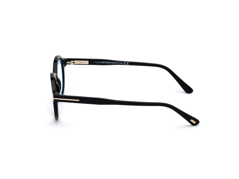 Tom Ford FT5664-B Brillestel (Form: Rund - Farve: Sort)