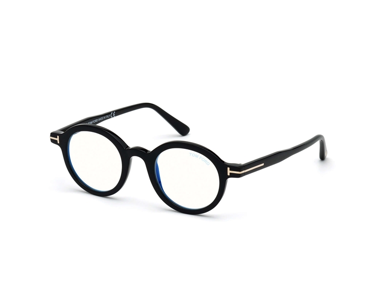 Tom Ford FT5664-B Brillestel (Form: Rund - Farve: Sort)