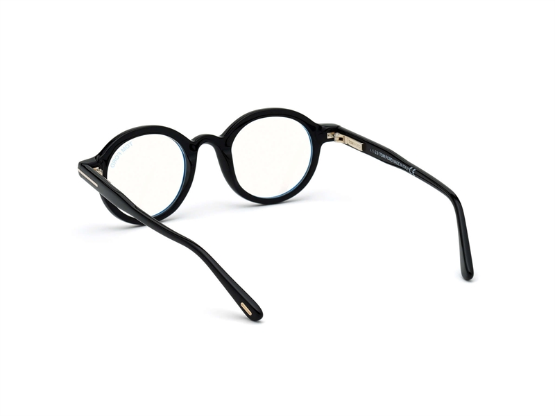 Tom Ford FT5664-B Brillestel (Form: Rund - Farve: Sort)