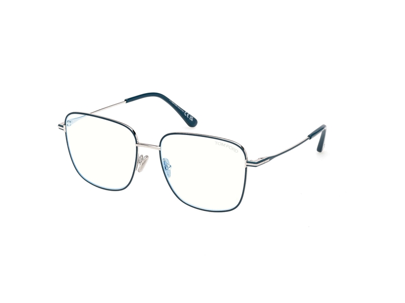 TOM FORD FT6136-B Brillestel (Form: Firkantet - Farve: Blå)
