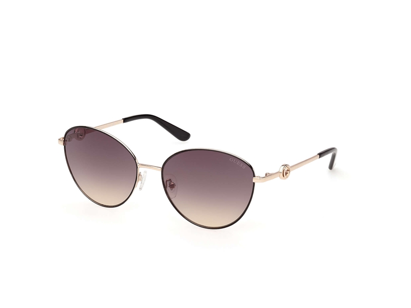 GUESS GU00284 Solbrille (Form: Rund - Farve: Sort)
