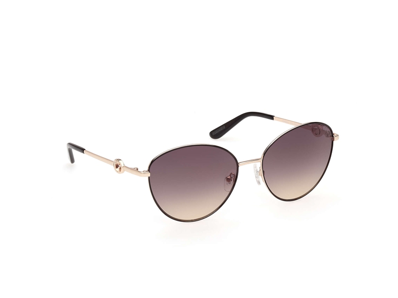 GUESS GU00284 Solbrille (Form: Rund - Farve: Sort)