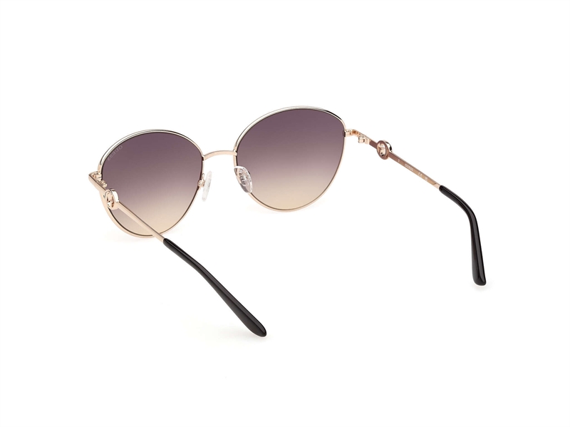 GUESS GU00284 Solbrille (Form: Rund - Farve: Sort)