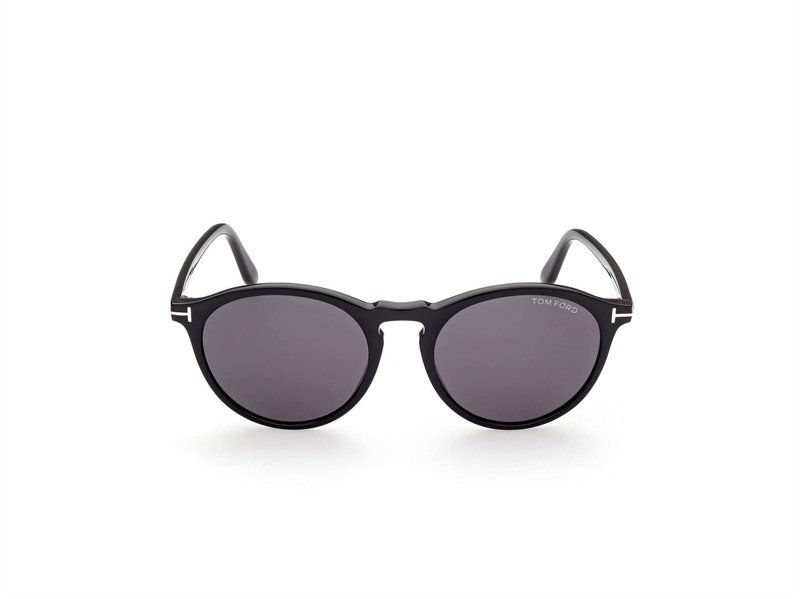 Tom Ford FT0904 Solbrille (Form: Rund - Farve: Sort)