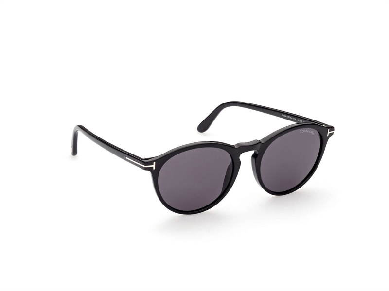 Tom Ford FT0904 Solbrille (Form: Rund - Farve: Sort)
