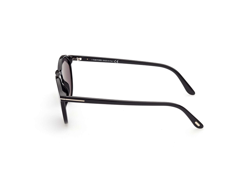 Tom Ford FT0904 Solbrille (Form: Rund - Farve: Sort)