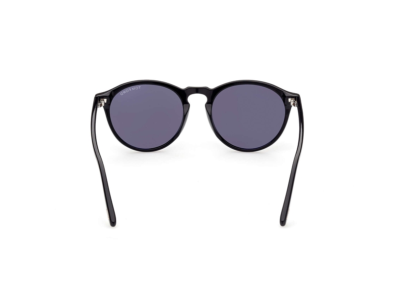 Tom Ford FT0904 Solbrille (Form: Rund - Farve: Sort)