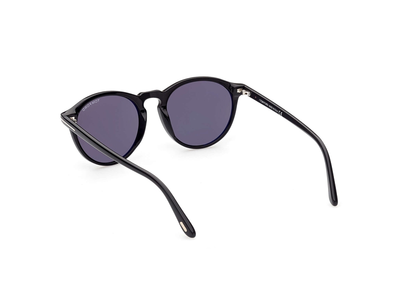 Tom Ford FT0904 Solbrille (Form: Rund - Farve: Sort)