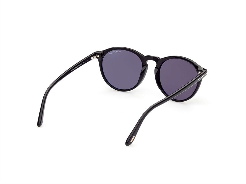 Tom Ford FT0904 Solbrille (Form: Rund - Farve: Sort)