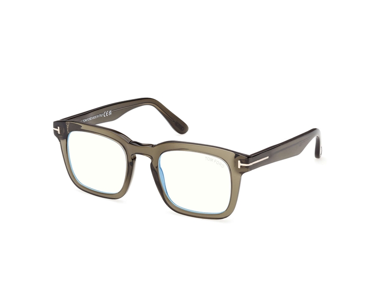 Tom Ford FT6025-B Brillestel (Form: Firkantet - Farve: Grøn)