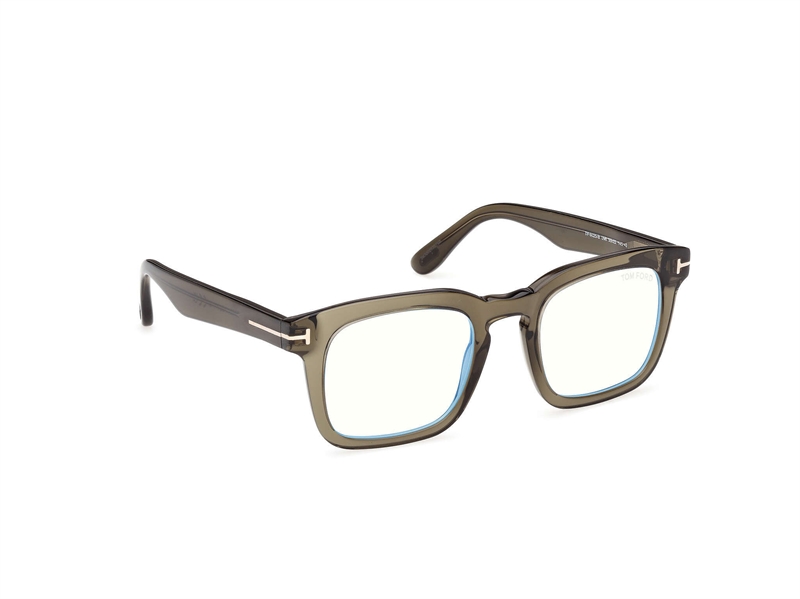 Tom Ford FT6025-B Brillestel (Form: Firkantet - Farve: Grøn)