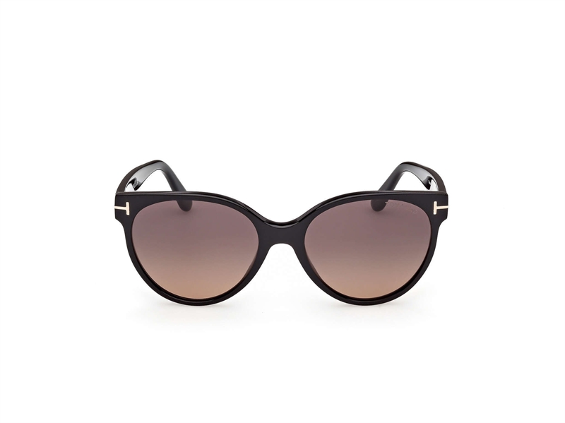 Tom Ford FT1311 Solbrille (Form: Rund - Farve: Sort)
