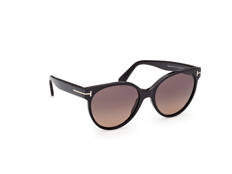 Tom Ford FT1311 Solbrille (Form: Rund - Farve: Sort)
