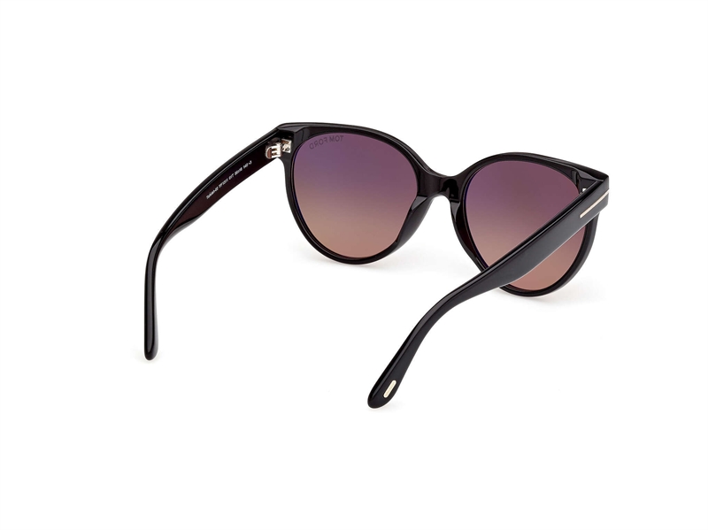 Tom Ford FT1311 Solbrille (Form: Rund - Farve: Sort)