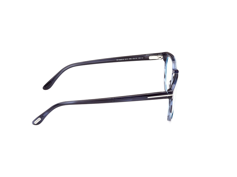 Tom Ford FT5868-B Brillestel (Form: Firkantet - Farve: Blå)