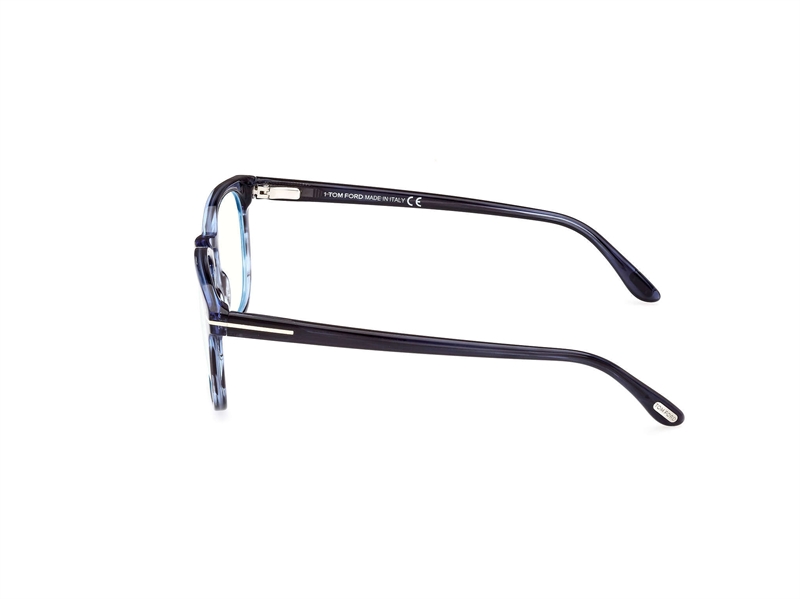 Tom Ford FT5868-B Brillestel (Form: Firkantet - Farve: Blå)