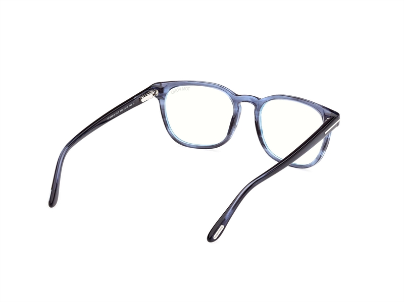 Tom Ford FT5868-B Brillestel (Form: Firkantet - Farve: Blå)