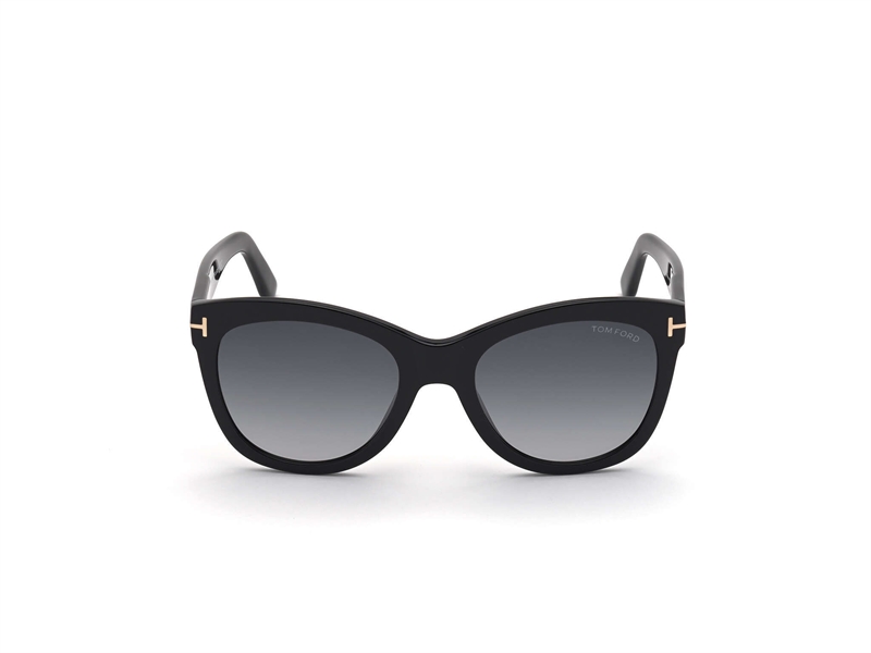 Tom Ford FT0870 Solbrille (Form: Cat Eye - Farve: Sort)