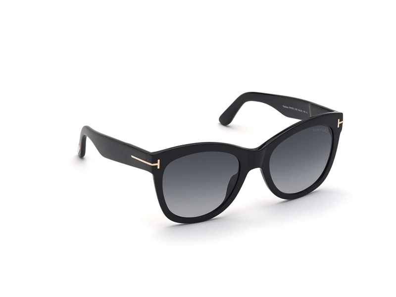Tom Ford FT0870 Solbrille (Form: Cat Eye - Farve: Sort)