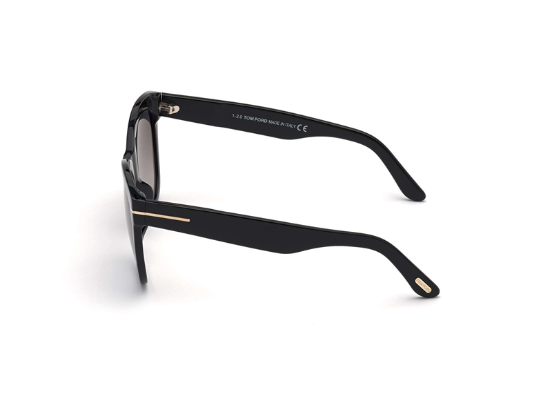 Tom Ford FT0870 Solbrille (Form: Cat Eye - Farve: Sort)