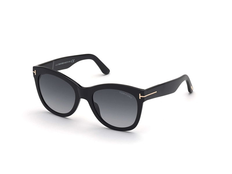 Tom Ford FT0870 Solbrille (Form: Cat Eye - Farve: Sort)