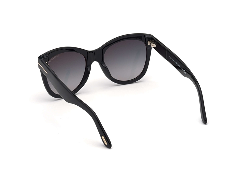 Tom Ford FT0870 Solbrille (Form: Cat Eye - Farve: Sort)