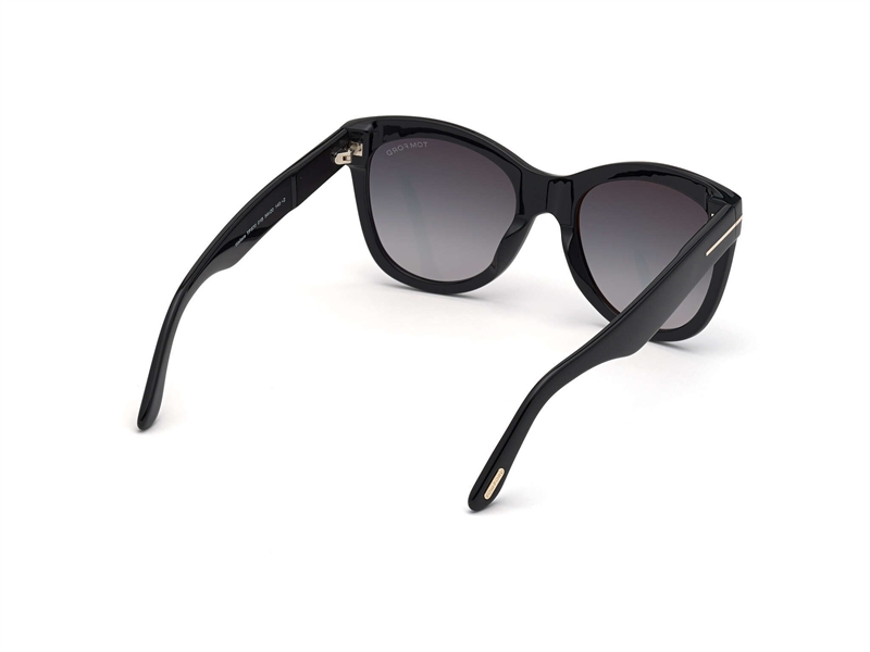 Tom Ford FT0870 Solbrille (Form: Cat Eye - Farve: Sort)