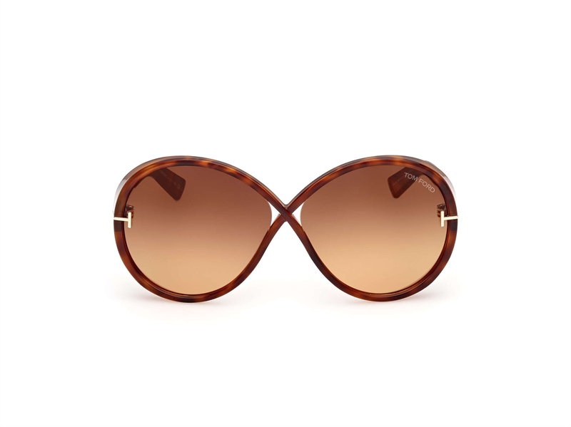 Tom Ford FT1116 Solbrille (Form: Rund - Farve: Brun)