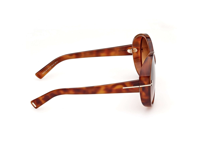 Tom Ford FT1116 Solbrille (Form: Rund - Farve: Brun)