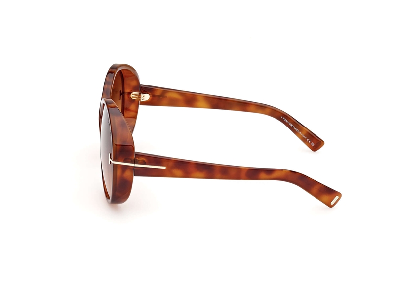 Tom Ford FT1116 Solbrille (Form: Rund - Farve: Brun)