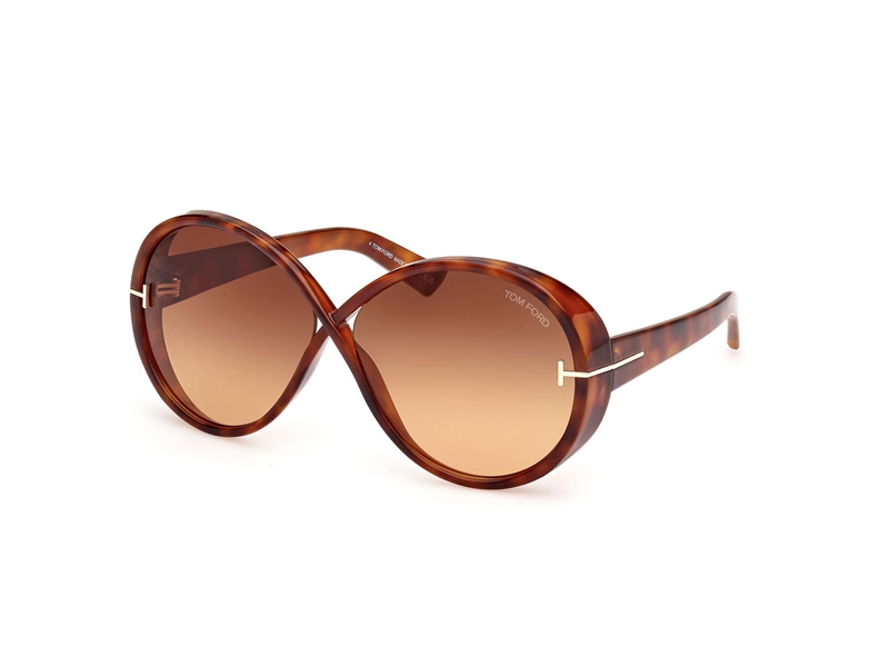Tom Ford FT1116 Solbrille (Form: Rund - Farve: Brun)
