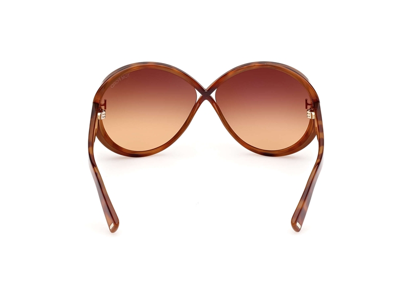 Tom Ford FT1116 Solbrille (Form: Rund - Farve: Brun)