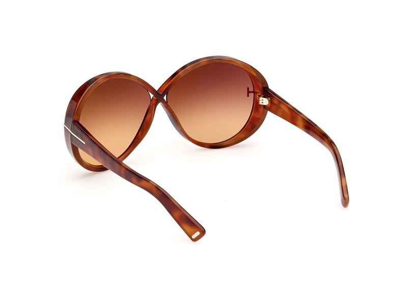 Tom Ford FT1116 Solbrille (Form: Rund - Farve: Brun)