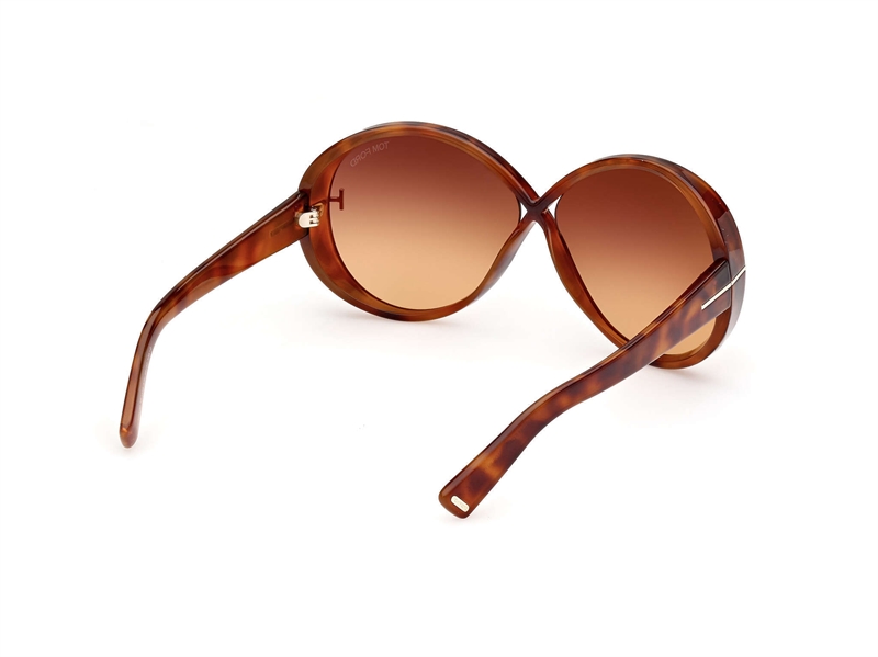Tom Ford FT1116 Solbrille (Form: Rund - Farve: Brun)