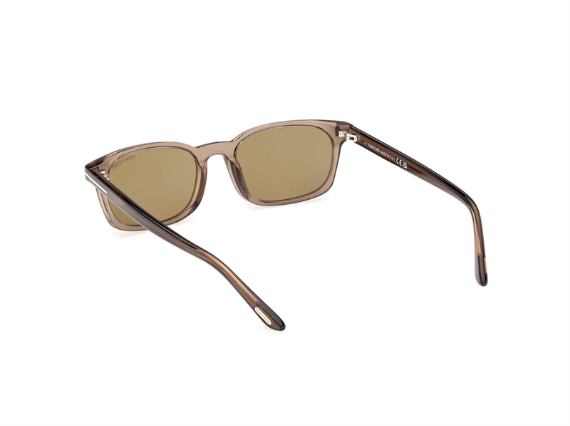 Tom Ford FT1300 Solbrille (Form: Firkantet - Farve: Brun)