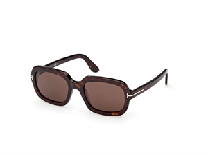 TOM FORD FT1342 Solbrille (Form: Firkantet - Farve: Havana)