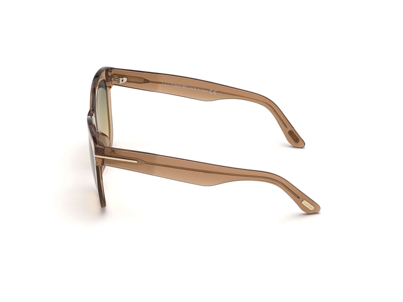 Tom Ford FT0870 Solbrille (Form: Cat Eye - Farve: Brun)