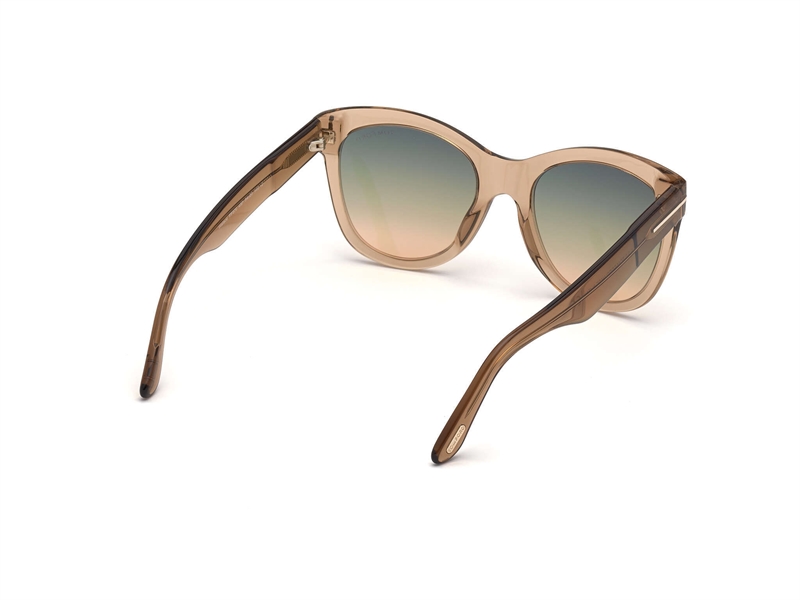 Tom Ford FT0870 Solbrille (Form: Cat Eye - Farve: Brun)