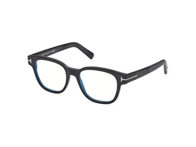 Tom Ford FT5977-B Brillestel (Form: Firkantet - Farve: Sort)
