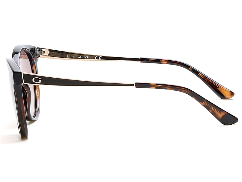 Guess GU7459 Solbrille (Form: Rund - Farve: Havana)
