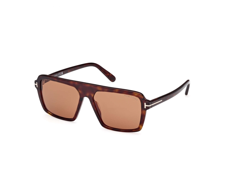 Tom Ford FT1176 Solbrille (Form: Pilot - Farve: Havana)