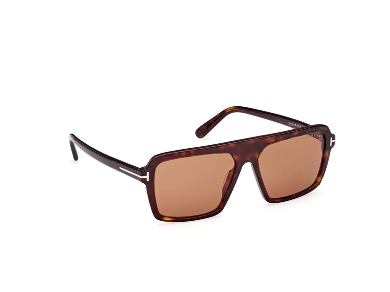 Tom Ford FT1176 Solbrille (Form: Pilot - Farve: Havana)