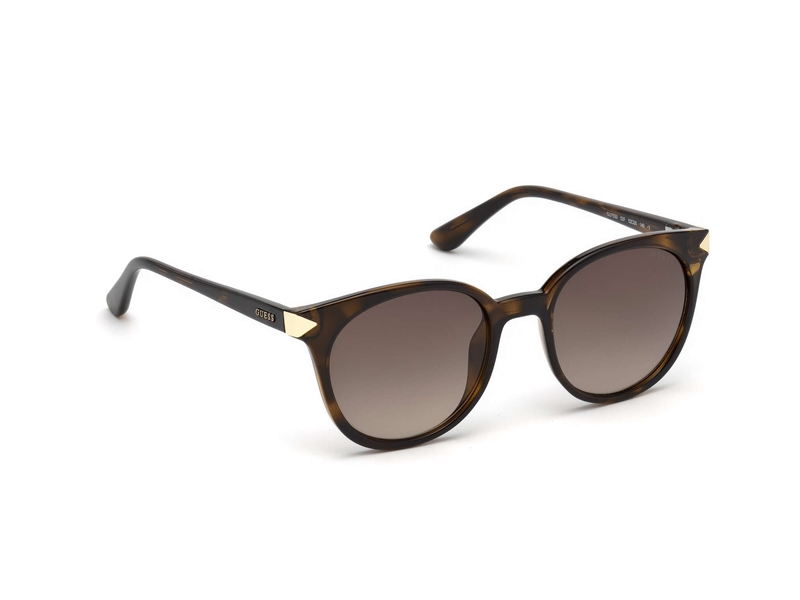 Guess GU7550 Solbrille (Form: Rund - Farve: Havana)
