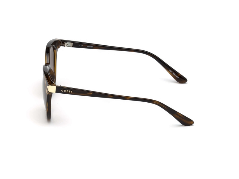 Guess GU7550 Solbrille (Form: Rund - Farve: Havana)