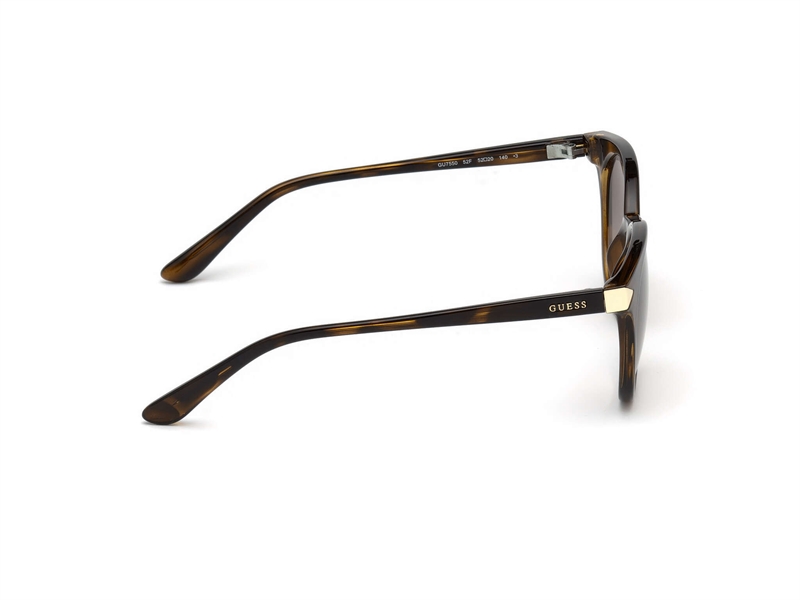 Guess GU7550 Solbrille (Form: Rund - Farve: Havana)