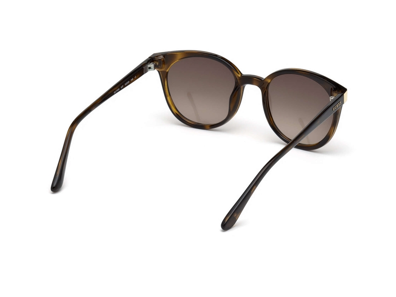 Guess GU7550 Solbrille (Form: Rund - Farve: Havana)