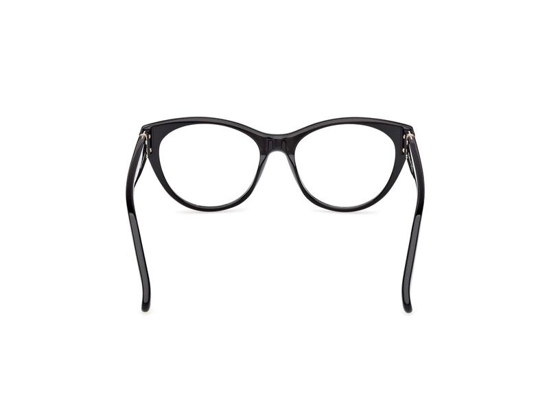 MaxMara MM5205 Brillestel (Form: Rund - Farve: Sort)