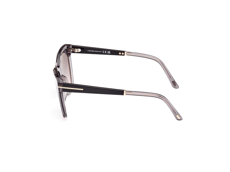 Tom Ford FT1087 Solbrille (Form: Firkantet - Farve: Grå)