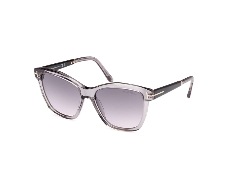 Tom Ford FT1087 Solbrille (Form: Firkantet - Farve: Grå)