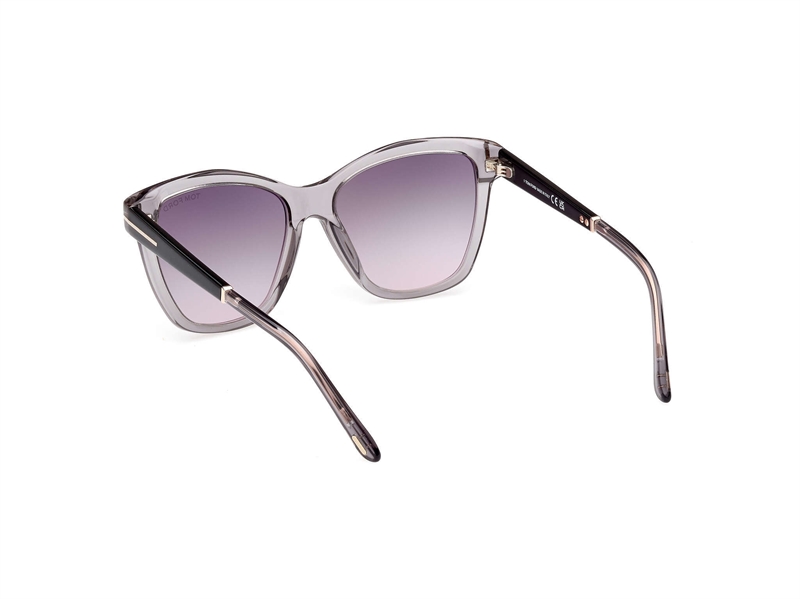 Tom Ford FT1087 Solbrille (Form: Firkantet - Farve: Grå)